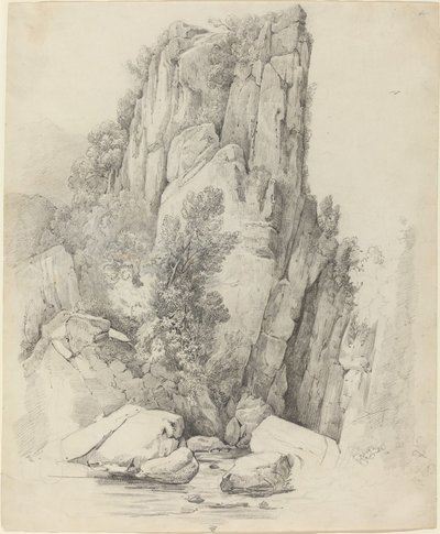 Falaises rocheuses au-dessus d