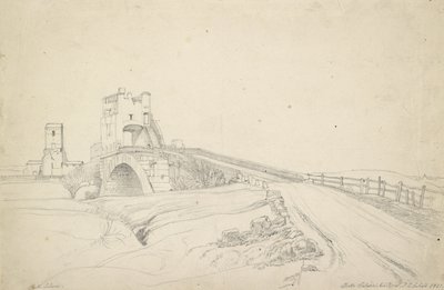 Le Ponte Salario près de Rome, 1821 - Johann Christoph Erhard