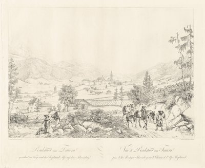 Radstadt près de Tauern - Johann Christoph Erhard and Johann Adam Klein after Carl Ludwig Friedrich Viehbeck