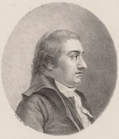 Portrait du compositeur Johann Rudolf Zumsteeg 1760-1802, 1826 - Johann Christoph Heckel