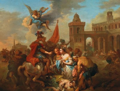 Romulus et Hersilia, vers 1764-1765 - Johann Conrad Seekatz
