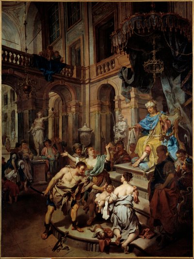 Le jugement de Salomon - Johann Conrad Seekatz