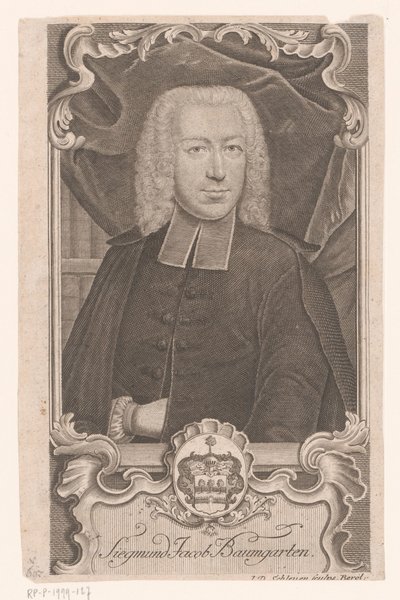 Portrait de Sigmund Jacob Baumgarten - Johann David Schleuen (I)