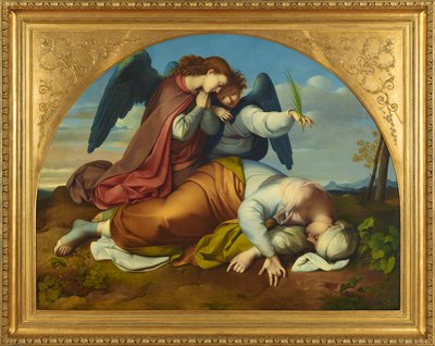 La sainte Cécile morte (version romaine) - Johann Evangelist Scheffer von Leonhardshoff