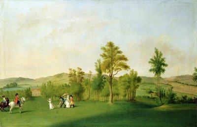 Paysage avec figures - Johann F.A. school of Tischbein
