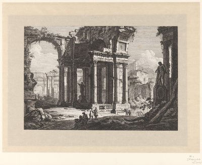 Ruines avec l