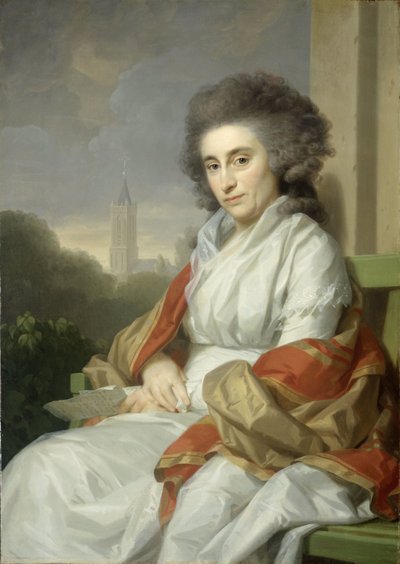 Portrait de Cornelia Rijdenius, épouse de Johannes Lublink II - Johann Friedrich August Tischbein