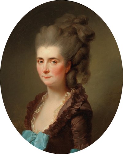 Portrait de la marquise de Chambray, née Vernier de Joyencourt, 1776 - Johann Friedrich August Tischbein