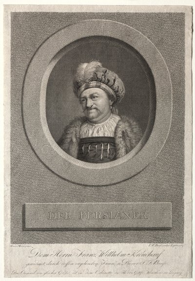 Le Persan - Portrait de Franz Wilhelm Kreuchauf - Johann Friedrich Bause