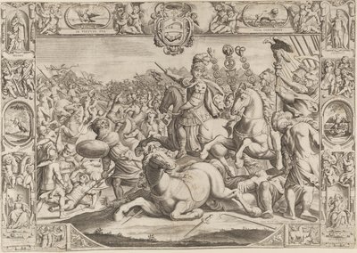 Allégorie sur Urbain VIII, Pape (Maffeo Barberini 1623-1644) - Johann Friedrich Greuter