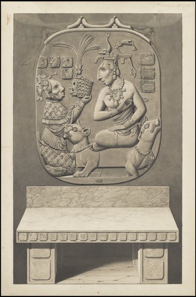 Une collection des œuvres originales de Waldeck sur la Mésoamérique, Boîte 13 de 22 - Johann Friedrich Maximilian von Waldeck