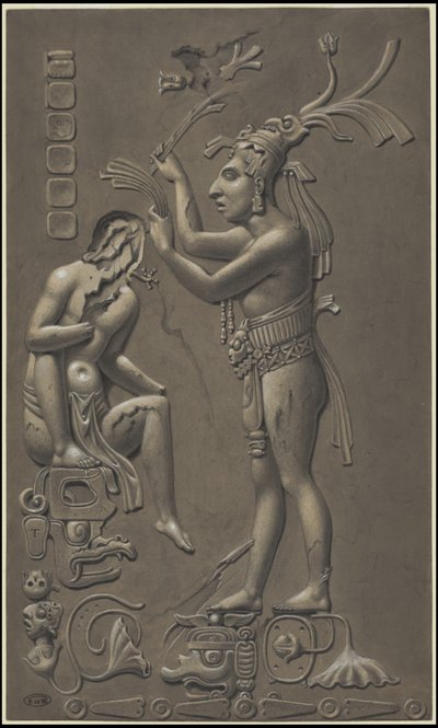 Une collection des œuvres originales de Waldeck sur la Mésoamérique, Boîte 4 de 22 - Johann Friedrich Maximilian von Waldeck