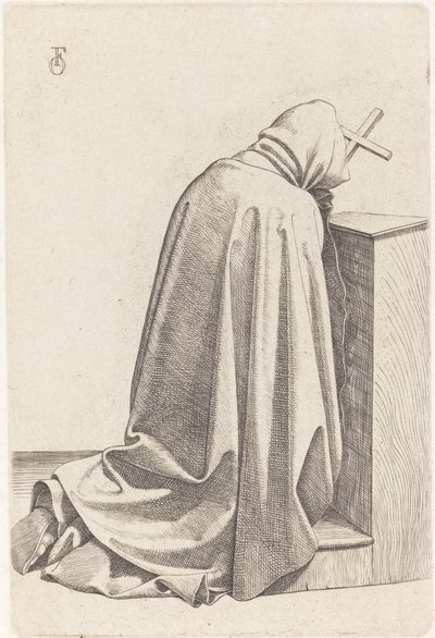 Moine en prière - Johann Friedrich Overbeck