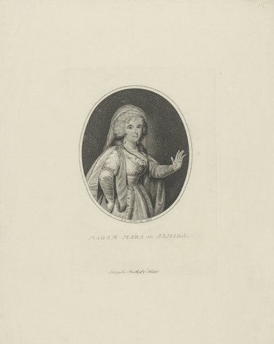 Gertrud Elisabeth Mara, née Schmeling 1749-1833 en Armida, 1801 - Johann Friedrich Schröter