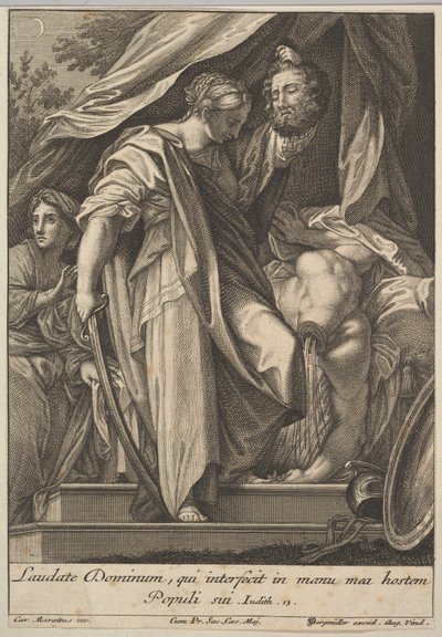 Judith décapitant Holopherne, 1705-62 - Johann Georg Bergmuller