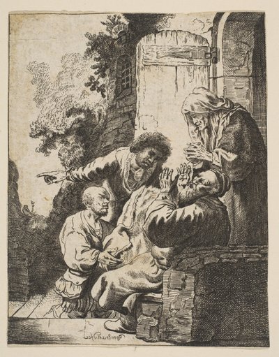 Le Manteau de Joseph apporté à Jacob, vers 1633 - Johann Georg Hertel