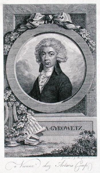 Adalbert Gyrowetz (1763-1850) 1793 - Johann Georg Mansfeld