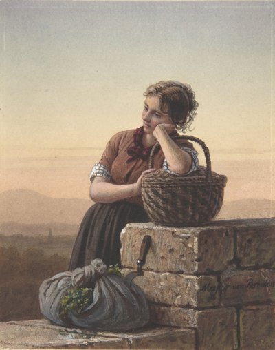 Retour à la maison, 19e siècle - Johann Georg Meyer
