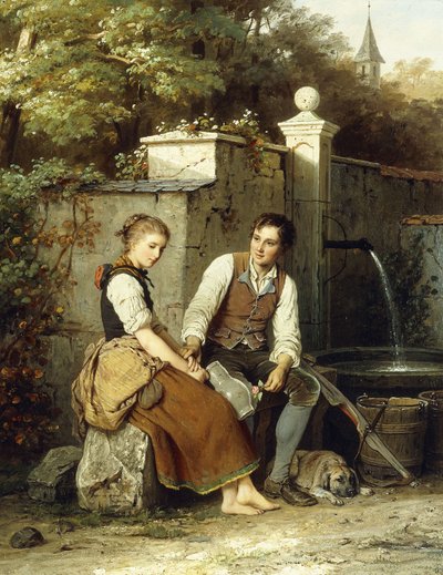 Au puits, 1872 - Johann Georg Meyer von Bremen
