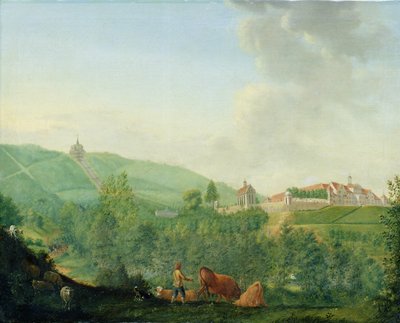 Château de Weissenstein, près de Kassel (Wilhelmshöhe) - Johann Georg Pforr