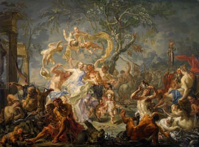Allégorie de la débauche, 1720-61 - Johann Georg Platzer