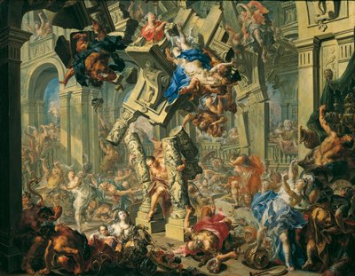 La vengeance de Samson - Johann Georg Platzer