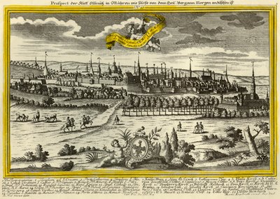 Olomouc, vers 1740 - Johann Georg Ringlin