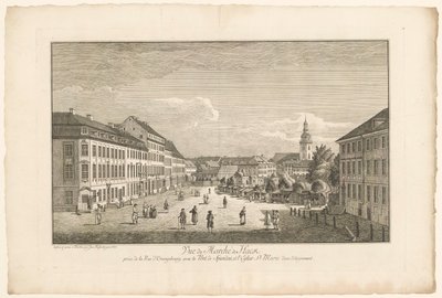 Vue du Marché de Hackescher à Berlin, avec l