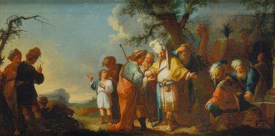 Joseph vendu aux Madianites. Vers 1759/63 - Johann Georg Trautmann