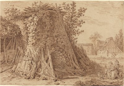 Un four rustique à Vernon - Johann Georg Wille