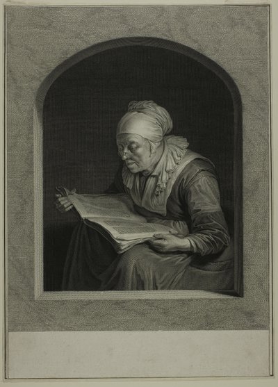 La Liseuse - Johann Georg Wille