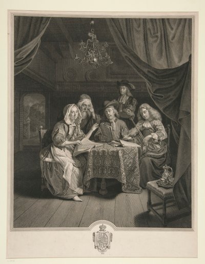 Le Concert de famille - Johann Georg Wille