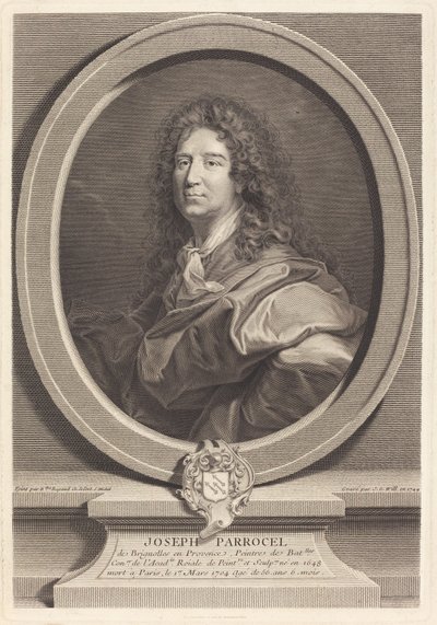 Joseph Parrocel - Johann Georg Wille after Hyacinthe Rigaud