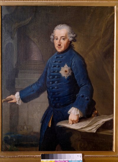 Portrait de Frédéric II de Prusse (1712-1786) - Johann Georg Ziesenis