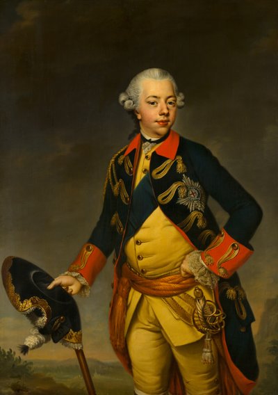 Portrait du Stathouder Guillaume V - Johann Georg Ziesenis