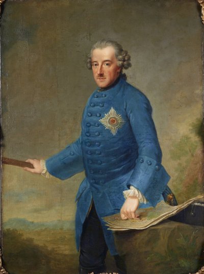 Portrait de Frédéric II de Prusse 1712-1786, 1763 - Johann Georg Ziesenis the Younger