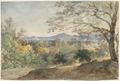 Vue à travers la vallée de l