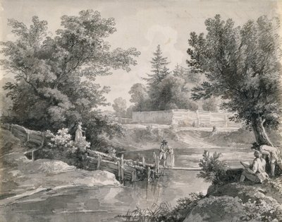 Au Hirschanger dans le Jardin Anglais - Johann Georg von Dillis