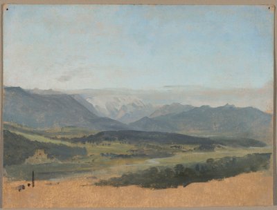 La haute vallée de la Loisach - Johann Georg von Dillis