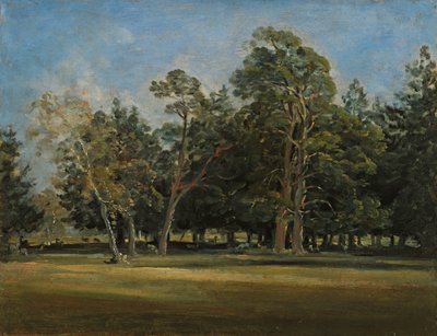 Le jardin des cerfs à Munich - Johann Georg von Dillis