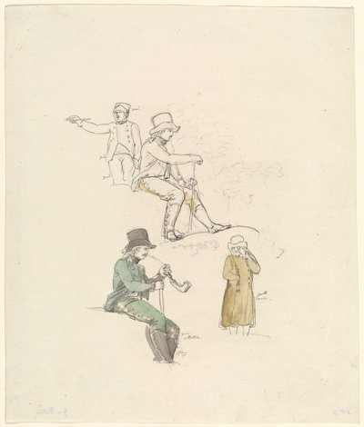 Études de figures - Johann Georg von Dillis