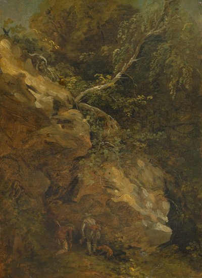 Maître forestier Dillis à la tanière du blaireau - Johann Georg von Dillis