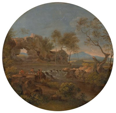 Paysage méridional avec arche rocheuse - Johann Georg von Dillis