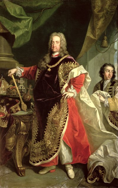 Charles VI (1685-1740), Empereur romain germanique portant les robes de l
