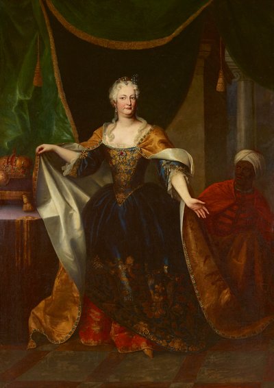 Elisabeth Christine de Brunswick-Wolfenbüttel 1691-1750, vers 1730 - Johann Gottfried Auerbach