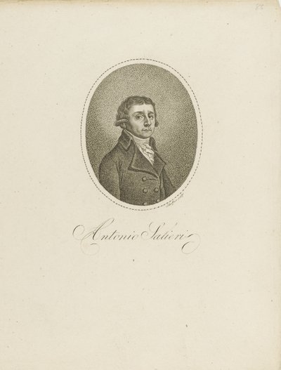 Antonio Salieri 1750-1825, c. 1800 - Johann Gottfried Scheffner