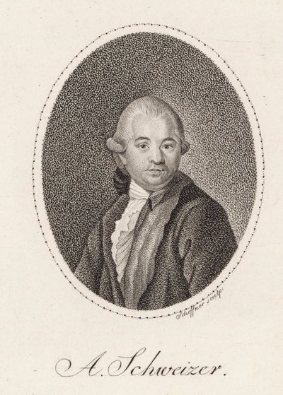 Portrait du compositeur Anton Schweitzer 1735-1787, 1785 - Johann Gottfried Scheffner