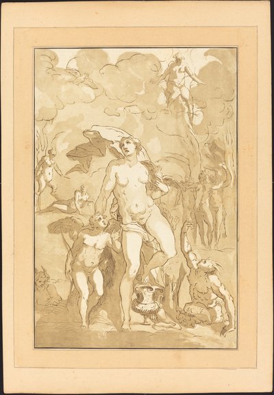 Vénus - Johann Gottlieb Prestel after Jacopo Ligozzi