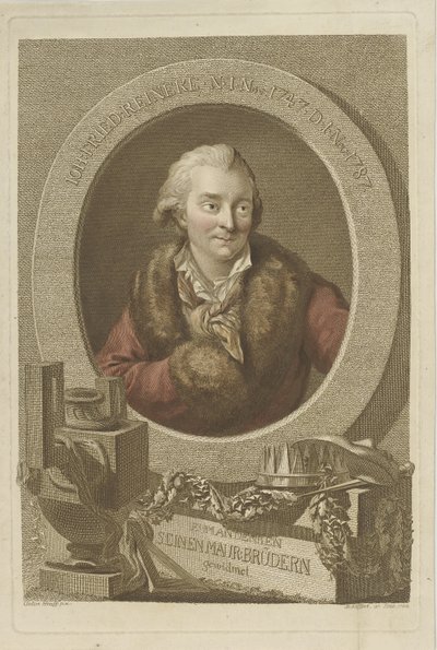 Portrait de Johann Friedrich Reinecke, 1745-1787 - Johann Gottlob Seyffert