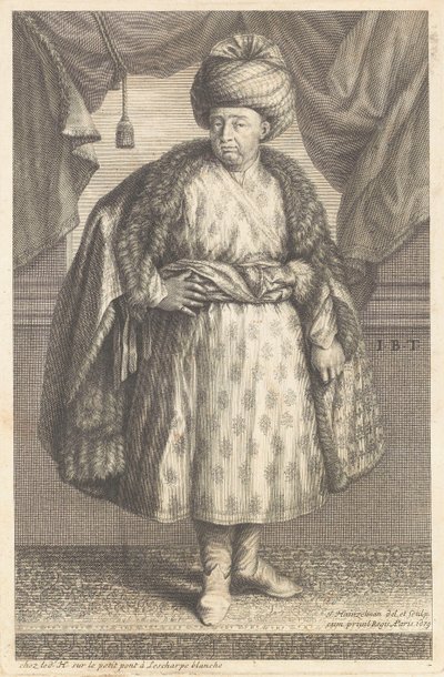 Portrait de Jean-Baptiste Tavernier (1605-1689) - Johann Hainzelmann